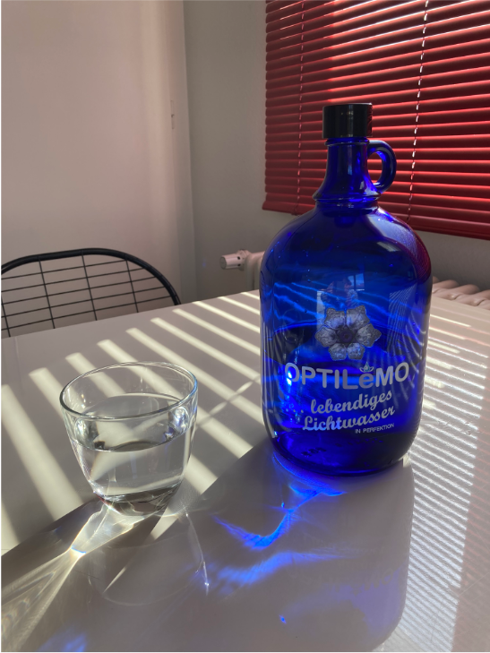 OptiLeMo glass bottle 2 liters